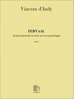 Cover D'Indy Fervaal Livret Books (Opera)