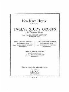 Cover 12 Study Groups for trumpet or cornet (en/dt/fr/sp)