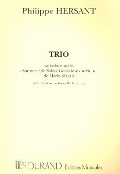 Trio pour violon, cioloncelle et piano Cover Trio pour violon, cioloncelle et piano