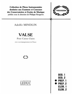 Cover MINDLIN VALSE CAISSE CLAIRE ET PIANO (COLLECTION ROUGERON)