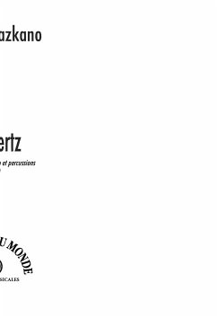 Cover Ramon Lazkano, Hodeiertz Alto Saxophone and Percussion Buch