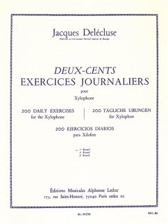 Cover 200 exercices journaliers vol.1 pour xylophone