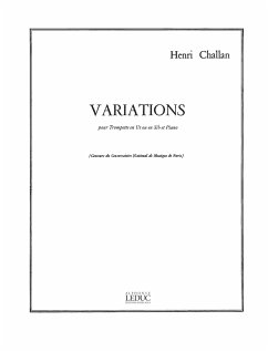 Cover CHALLAN H. VARIATIONS TROMPETTE UT ET PIANO