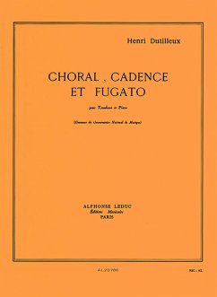 Cover Choral, cadence et fugato pour trombone et piano