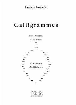 Calligrammes pour voix moyenne et piano