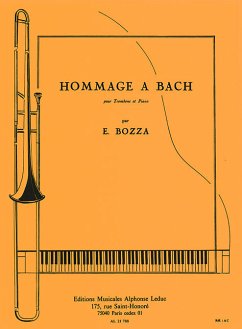 Cover Hommage ŕ Bach pour trombone et piano
