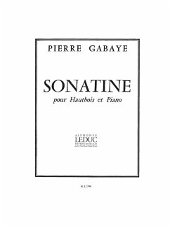 Cover Sonatine pour hautbois et piano