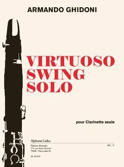 Cover Virtuoso Swing solo pour clarinette