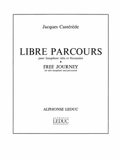 Cover Libre parcours pour saxophone alto et percussion 2 partitions