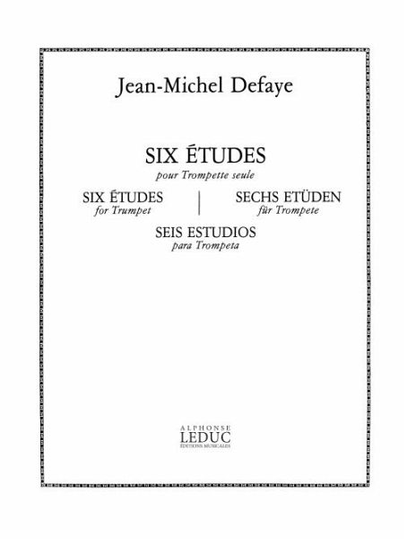 6 ETUDES POUR TROMPETTE SEUL 6 ETUDES POUR TROMPETTE SEUL