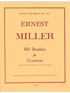 Cover 60 Studies for trombone