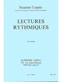 Cover COPPIN LECTURES RYTHMIQUES FIN D'ETUDES