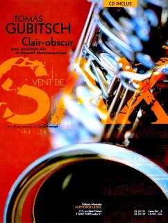 Cover Clair obscur (+CD) pour saxophone alto et dispositif électroacoustique