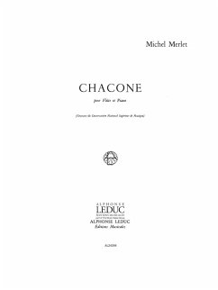Cover Chacone pour flűte et piano