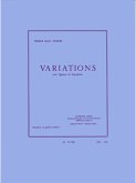 DUBOIS P.M. VARIATIONS QUATUOR DE SAXOPHONES PARTITION ET PARTIES