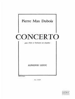Cover Concerto pour flűte et orchestre de chambre pour flűte et piano