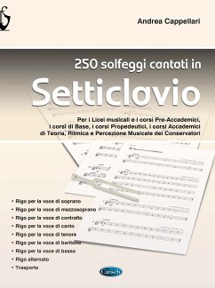Cover 250 solfeggi cantati in setticlavio
