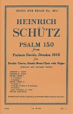 SCHUTZ/MARIER PSALM 150 VOCAL SCORE(PARTIE DE CHOEUR)MFB601V