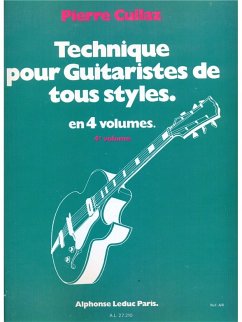 Cover CULLAZ TECHNIQUE POUR GUITARISTES DE TOUS STYLES VOLUME 4