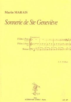 Cover Sonnerie de Sainte Genevičve du Mont de Paris pour 2 flűtes ŕ bec partition et 3 parties