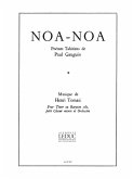 TOMASI NOA NOA BARYTON OU T.SOLO CHOEUR MIXTE ORCH. CHANT ET PNO