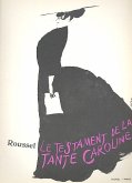 Le testament de la tante Caroline partition chant et piano (fr/dt) Le testament de la tante Caroline partition chant et piano (fr/dt)