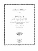 LOEILLET JB/POULTEAU SONATE EN MIB MAJEUR OP3 N07 FLUTE A BEC ALTO (OU FL.TR./OU HTB/OU VLON)ET B.C.