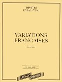 Dmitri Kabalevsky, Variations Francaises Klavier Buch Dmitri Kabalevsky, Variations Francaises Klavier Buch