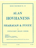 HOVHANESS SHARAGAN AND FUGUE BRASS QUARTET/SCORE AND PARTS(PTION/PTIES)MFB050