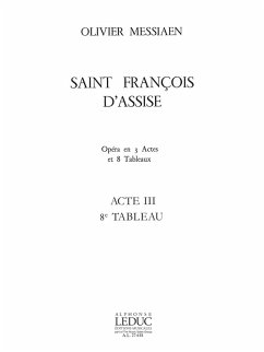 Saint Francois d'Assise - acte 3 tableau 8 partition