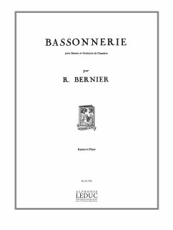 Cover BERNIER BASSONNERIE BASSON ET PIANO