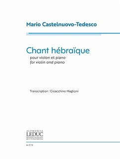 Cover Chant hébraique pour violon et piano