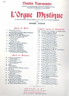 Cover L'orgue mystique vol.18 Paques