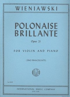 Cover Polonaise brillante A major op.21 for violin and piano