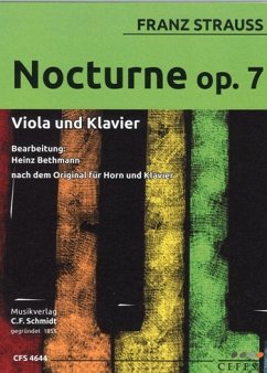Nocturne Nr.7 für Viola und Klavier Cover Nocturne Nr.7 für Viola und Klavier
