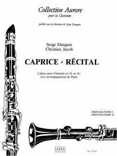 Caprice et Recital pour clarinette (B/C) et piano Serge Dangain, arr.