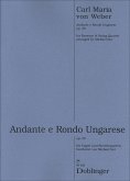 Andante e Rondo ungarese op.35 für Fagott und Streichquartett Partitur und Stimmen