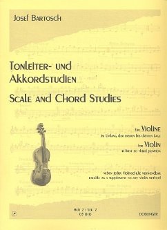 Tonleiter- und Akkordstudien für Violine Band 2 1.-3. Lage