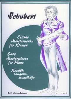 Cover Schubert - Leichte Meisterwerke für Klavier für Klavier