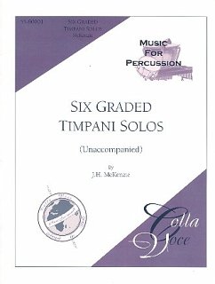 Cover 6 graded Timpani Solos for timpani