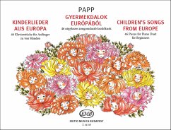 Cover Kinderlieder aus Europa 46 Klavierstuecke für Anfänger zu 4 Händen