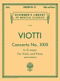 Concerto No. 23 in G Major Concerto No. 23 in G Major
