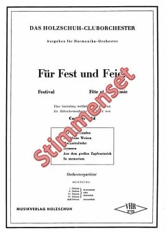 Herold, Curt Für Fest und Feier Akkordeonorchester Stimmenset