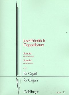Cover Sonate für Flöte und Orgel