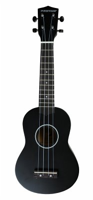 Pure Tone Soprano Ukulele Black Pack KUS15