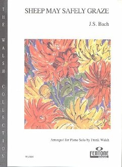 Cover Sheep may safely graze for piano solo