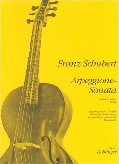 Cover Sonate a-Moll D821 für Viola und Gitarre