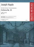 Sinfonia g-Moll Nr.39 Hob.I:39 für Orchester Stimmesatt (Harmonie und 4-3-2-2-1)