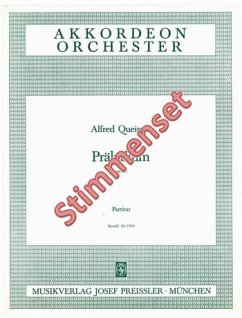 Cover Queiser, Alfred Präludium Akkordeonorchester Stimmenset