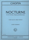 Nocturne c sharp minor oppost. for flute and piano Nocturne c sharp minor oppost. for flute and piano